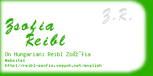 zsofia reibl business card